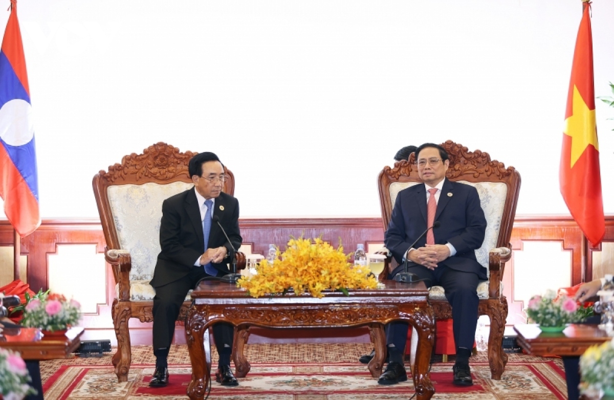 PM Pham Minh Chinh meets Lao, Philippine < Brunei leaders in Cambodia